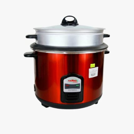 HAMKO Rice Cooker SS Body with Single Stainless Steel Pot - 1.8 Ltr